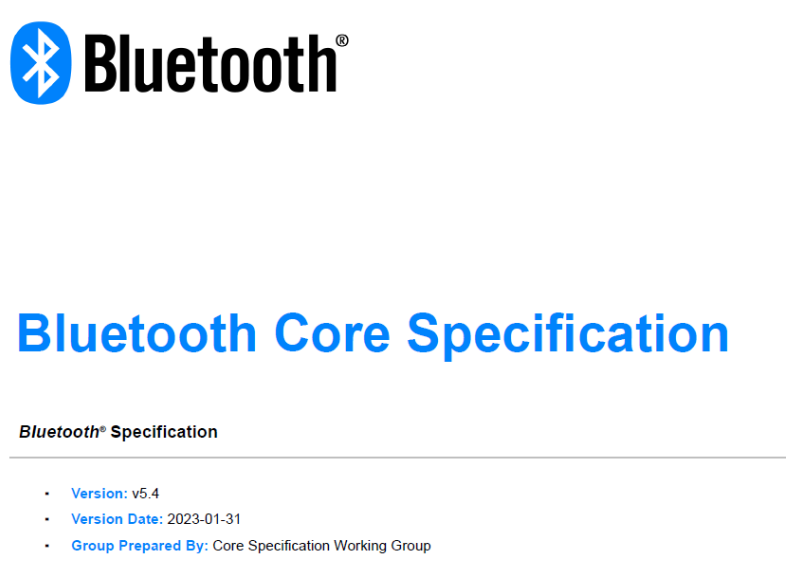 蓝牙5.4版本